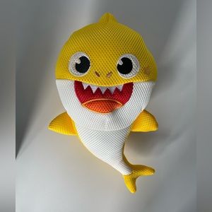 Baby shark mesh stuffed animal
